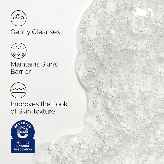 Glucoside Foaming Cleanser 5.1oz, Gentle Face Wash for All Skin Types, Sensitive Skin