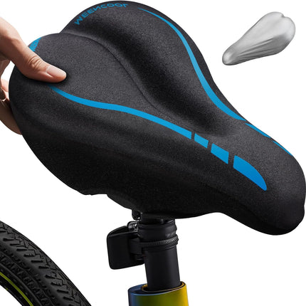 Bike Seat Cushion Gel Padded Cover for Men Women Fits Peloton Bike 11x7