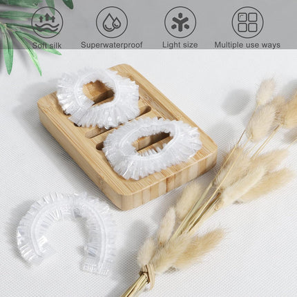 150 PCS Disposable Shower Caps – Waterproof, Thickened for Women & Kids
