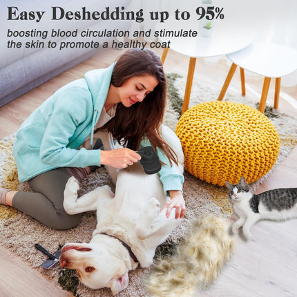 Self-Cleaning Shedding Brush – Skin-Friendly Grooming Tool for Dogs & Cats