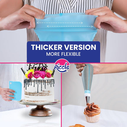 88Pc Cake Decorating Kit Turntable 24 Piping Tips Bags Spatulas Scrapers