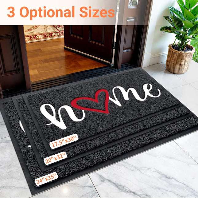 Welcome Door Mat – Heavy-Duty, Non-Slip Indoor & Outdoor Mat for Home Entrance (30"x17.5")