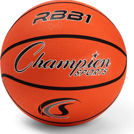 Rubber Basketball Durable Indoor Outdoor Training Game Ball Multiple Sizes
