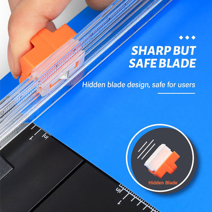 12-Inch Paper Cutter Trimmer – Slider for A4, Cardstock, Vinyl & Photos