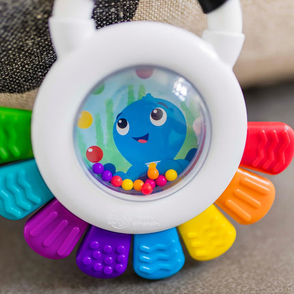 Baby Einstein Outstanding Opus Octopus Toy – Rattle, Teether & Sensory Fun