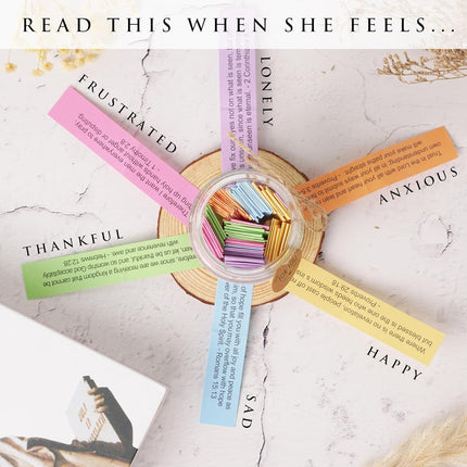 Bible Verse Jar for Teen or Adult Daughter Uplifting Gift from Parents