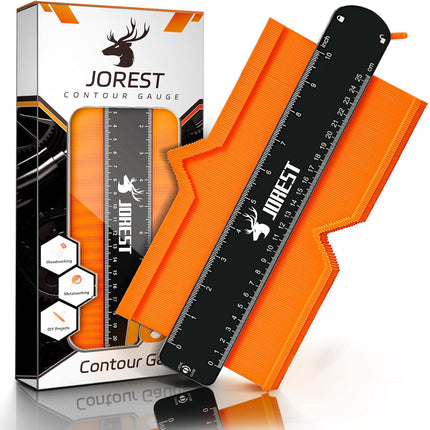 10" Locking Contour Gauge – Angle & Shape Measuring Tool for Handyman & DIY