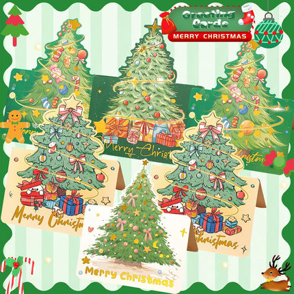 6 Pack Christmas Green Slime – Stocking Stuffers & Xmas Party Favors for Kids