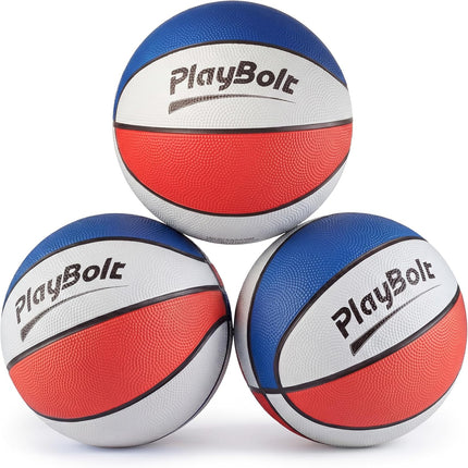 3 Pack Size 3 Mini Basketball Set with Pump for Kids Indoor Outdoor Play