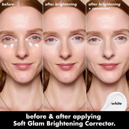 Soft Glam Brightening Corrector, Hydrating Natural Finish, Dark Circle Coverage, Vegan
