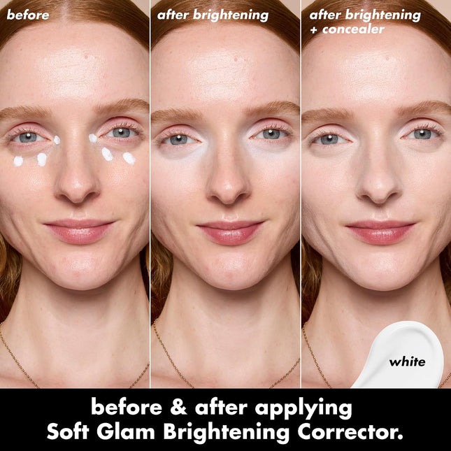 Soft Glam Brightening Corrector, Hydrating Natural Finish, Dark Circle Coverage, Vegan