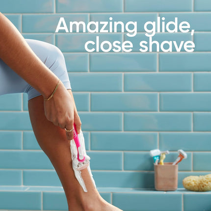 Smooth Shave Women’s Razors – ComfortGlide, White Tea Scented, 2 Count
