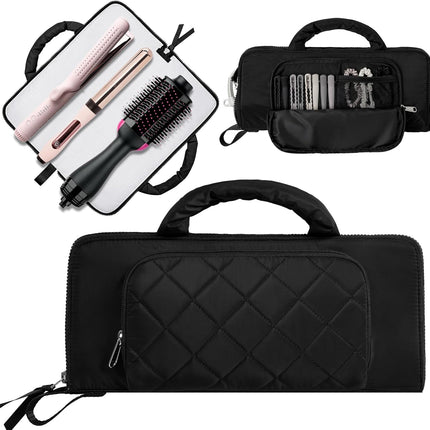 Heat Resistant Hair Tool Organizer Bag for Curling Iron & Straightener