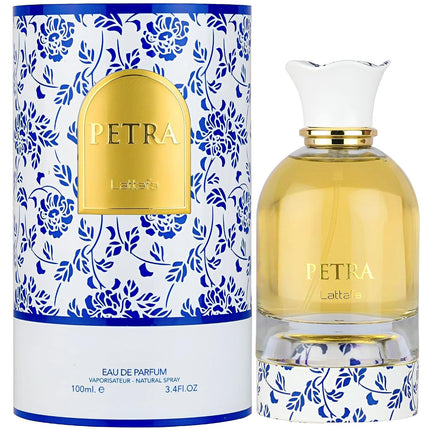 Lattafa Petra Unisex Eau de Parfum 100ml Fruity Gourmand Floral Musky Perfume