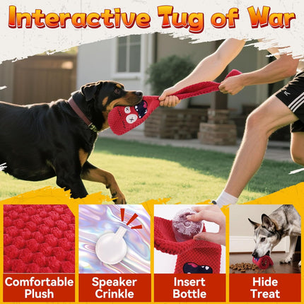 6-Pack Heavy Duty Dog Chew Toys for Aggressive Chewers, Medium & Large Dogs