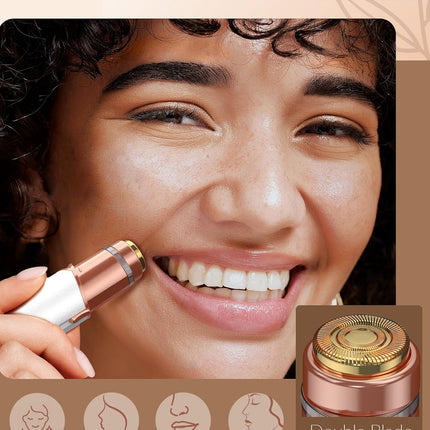 Facial Hair Remover for Women – Painless, Rechargeable Electric Face Shaver