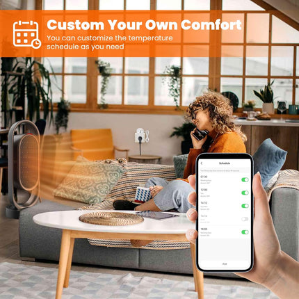 Smart WiFi Thermostat Outlet – Briidea, 110V/16A, Home & Greenhouse Use