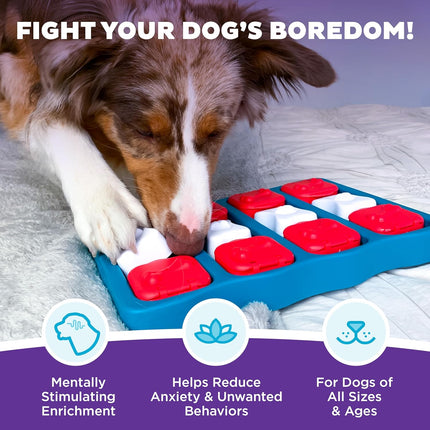 Nina Ottosson Dog Brick – Level 2 Interactive Treat Puzzle Toy