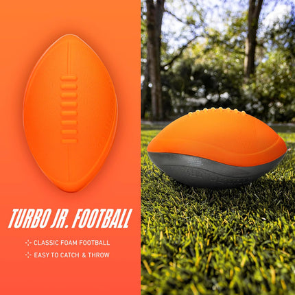 Kids Foam Football 9 Inch Mini Soft Nerf Ball for Indoor & Outdoor Throwing Games