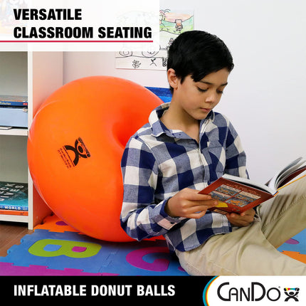 Donut Exercise Ball, Swiss Stability Ball for Core, Yoga, Pilates & Balance Training