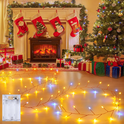 4 Pack 10FT 120 LED Fairy String Lights, Battery Operated with Timer