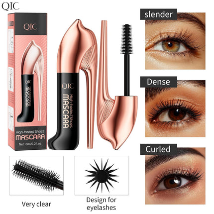 High Heels Black Mascara – Waterproof, Smudge-Proof, Volumizing & Curling