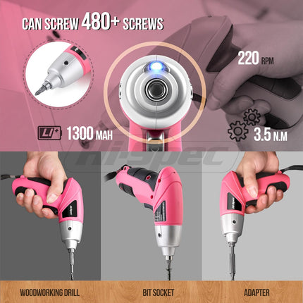 USB Rechargeable Electric Screwdriver Set – 27pcs Compact Power Tools