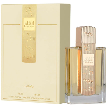 Lattafa Angham Perfume Unisex 100ml Eau de Parfum Citrus Lavender Amber Vanilla Fragrance