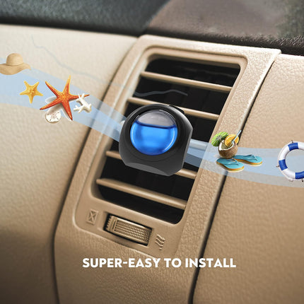 8-Pack Car Air Freshener Vent Clips, 6 Ocean & 2 New Car Scents, Long-Lasting