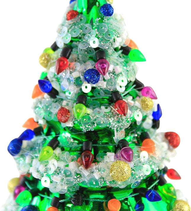 Noble Gems Glass Christmas Ornament – Beautiful Tree Design for Holiday Décor