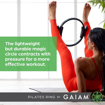 Pilates Fitness Ring with Padded Handles for Thigh Core Resistance Training
