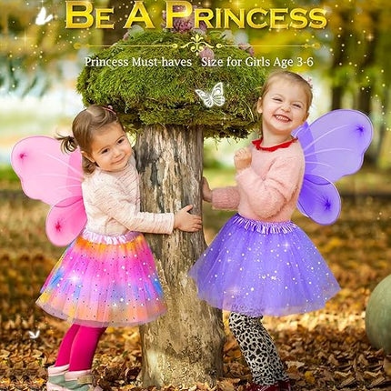 Princess Dress Up Costume for Little Girls – Pretend Play Outfit Ages 3–6