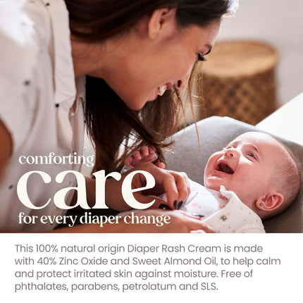 Baby Diaper Rash Ointment – Maximum Strength 40% Zinc Oxide, 2 Pack, 3oz