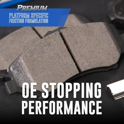 SBC1363 Ceramic Front Brake Pads for Cadillac Escalade Chevy Silverado GMC Yukon