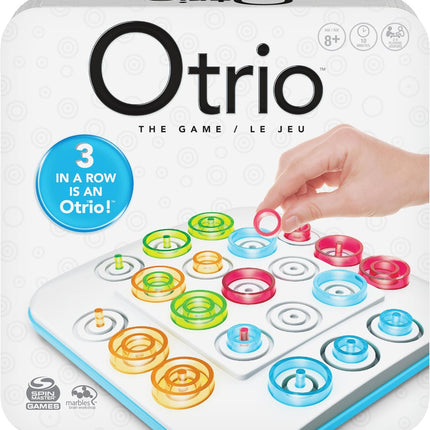 Spin Master Otrio Classic Strategy Game for Family Game Night Ages 8+