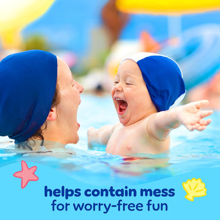 Baby Swim Diapers – Splashers, Size 2–3, 20 Pack, Disposable & Leak-Free