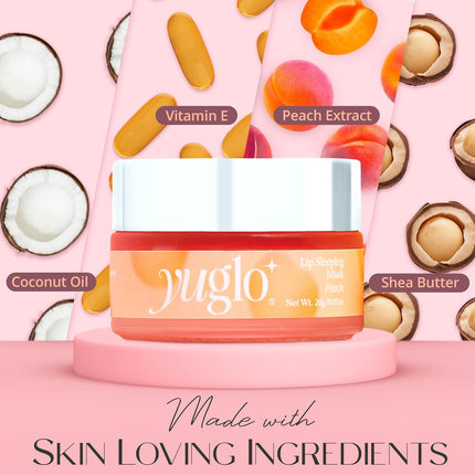 Peach Lip Sleeping Mask – Hydrating & Soothing Treatment for Dry Lips