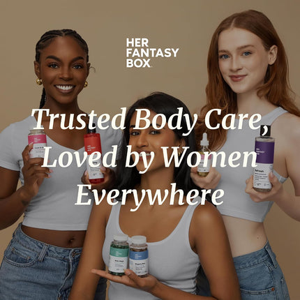 Her Fantasy Box Slippery Box Slippery Elm Bark Capsules 3-Pack 600mg Vegan