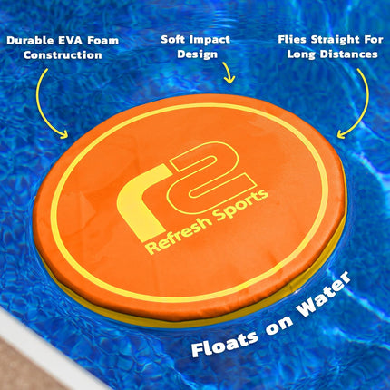 Soft Flying Disc Beach Toy Floats on Water Outdoor Frisbee Kids Teens Adults