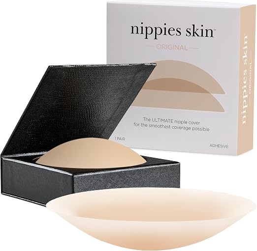Reusable Silicone Nipple Covers for Women Sticky Pasties with Travel Case
