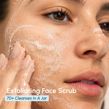 Facial Exfoliator Scrub Glycolic Acid Microdermabrasion Face Wash Men Women