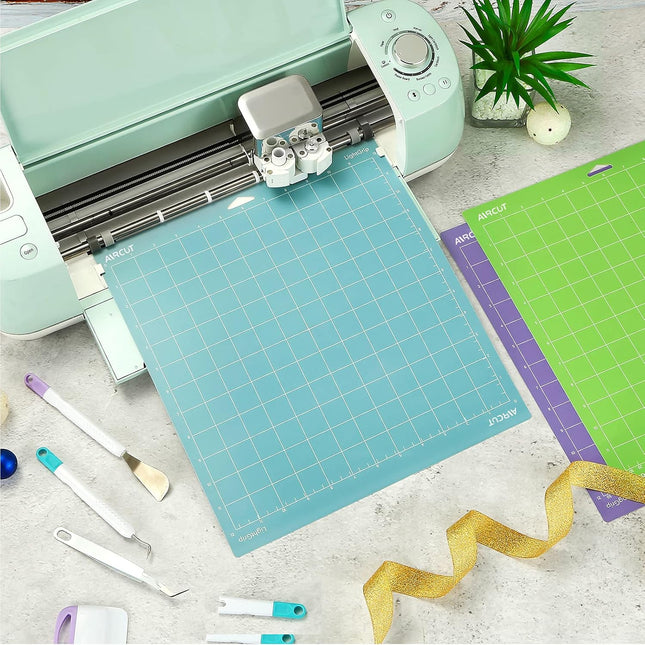 Cricut Cutting Mat Set – 12x12, LightGrip, StandardGrip & StrongGrip