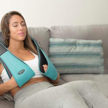 Shiatsu Neck and Back Massager with Heat Deep Kneading Full Body Massage Pad