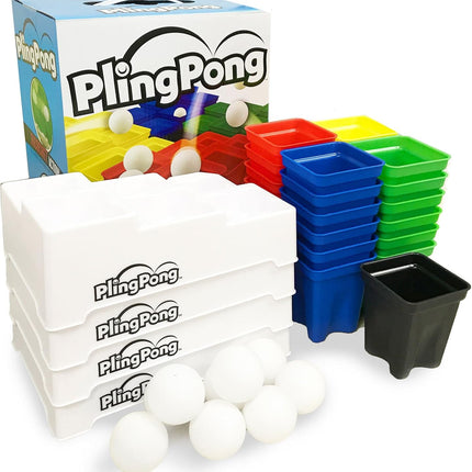 PlingPong Board Game Set for Kids & Adults, Indoor Party Entertainment