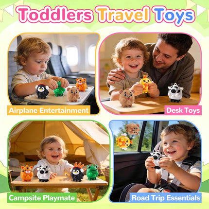 6 Piece Silicone Fidget Sensory Toys for Babies Toddlers Learning Play