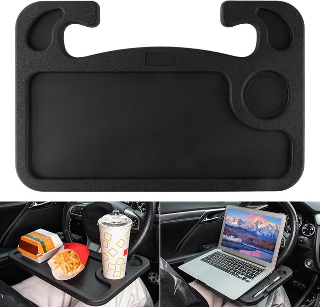 Car Steering Wheel Desk – Multipurpose Travel Accessory, Laptop Tray & Console