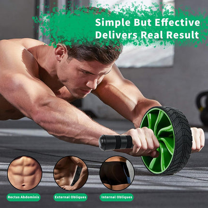 Ab Workout Roller Wheel for Men Women Abdominal Exercise Training