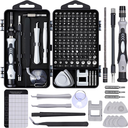 122PCS Precision Screwdriver Kit with 101 Magnetic Bits for Electronics