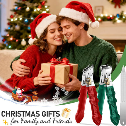 2025 Holiday Nail Clippers – Heavy Duty Wide Jaw Clippers for Tough Nails