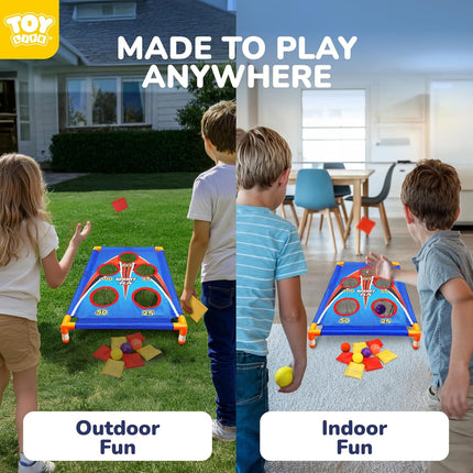 Bean Bag Toss Board Game for Backyard Fun, Parties & Outdoor Play